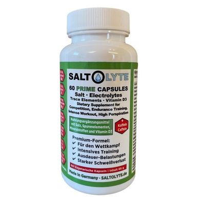 SALTOLYTE Prime Capsules 60 Coffein + Sodium Citrat